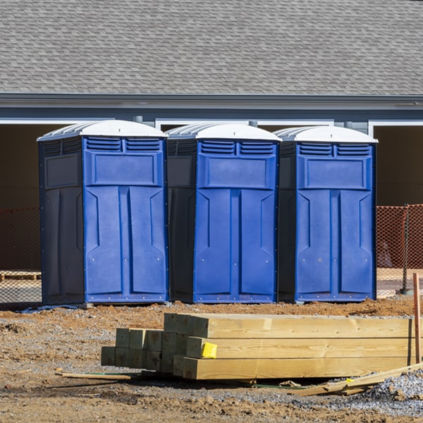 is there a specific order in which to place multiple porta potties in Westfield